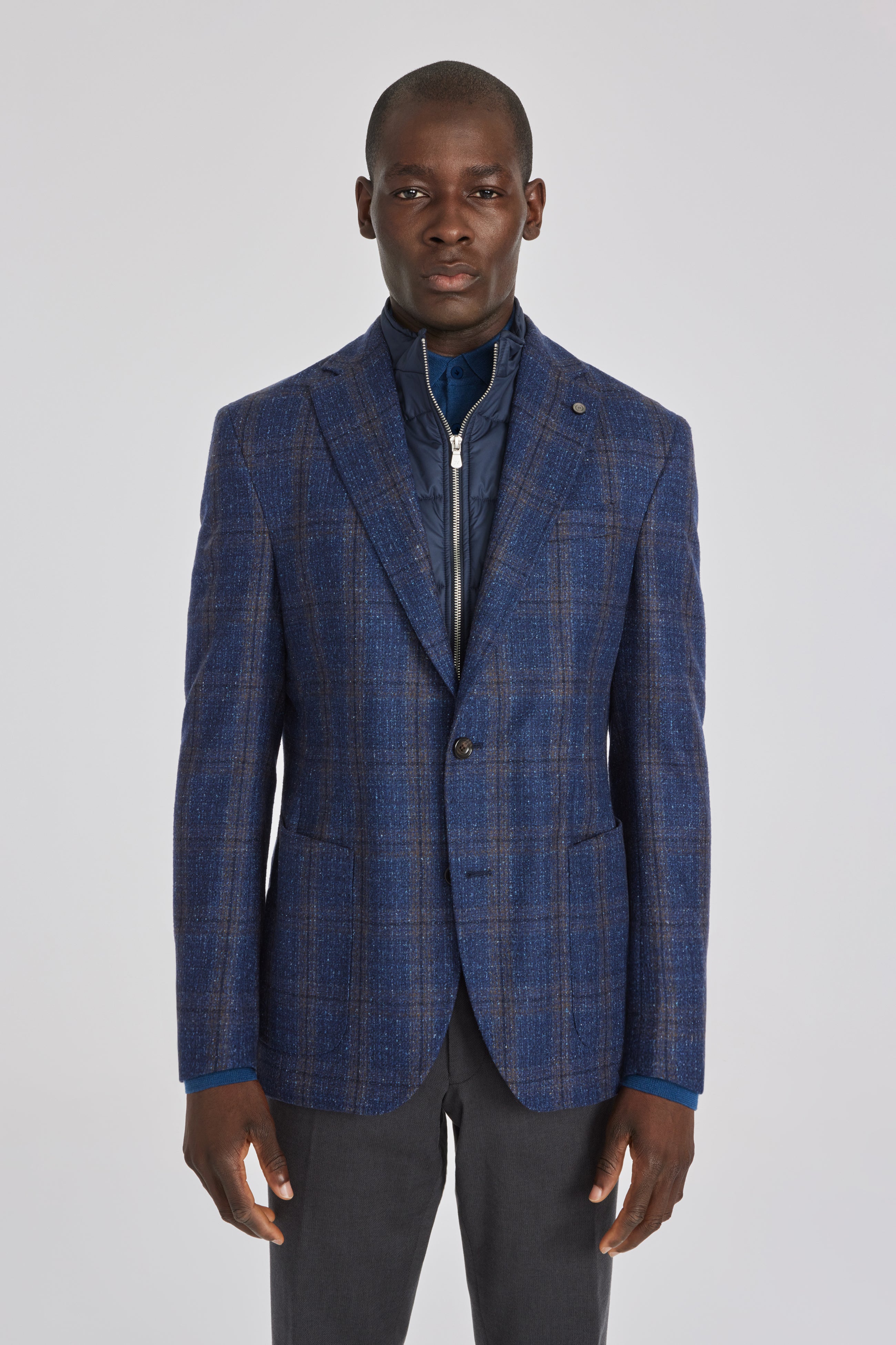 Men's Blue Blazers, Plaid, Linen, Wool & More