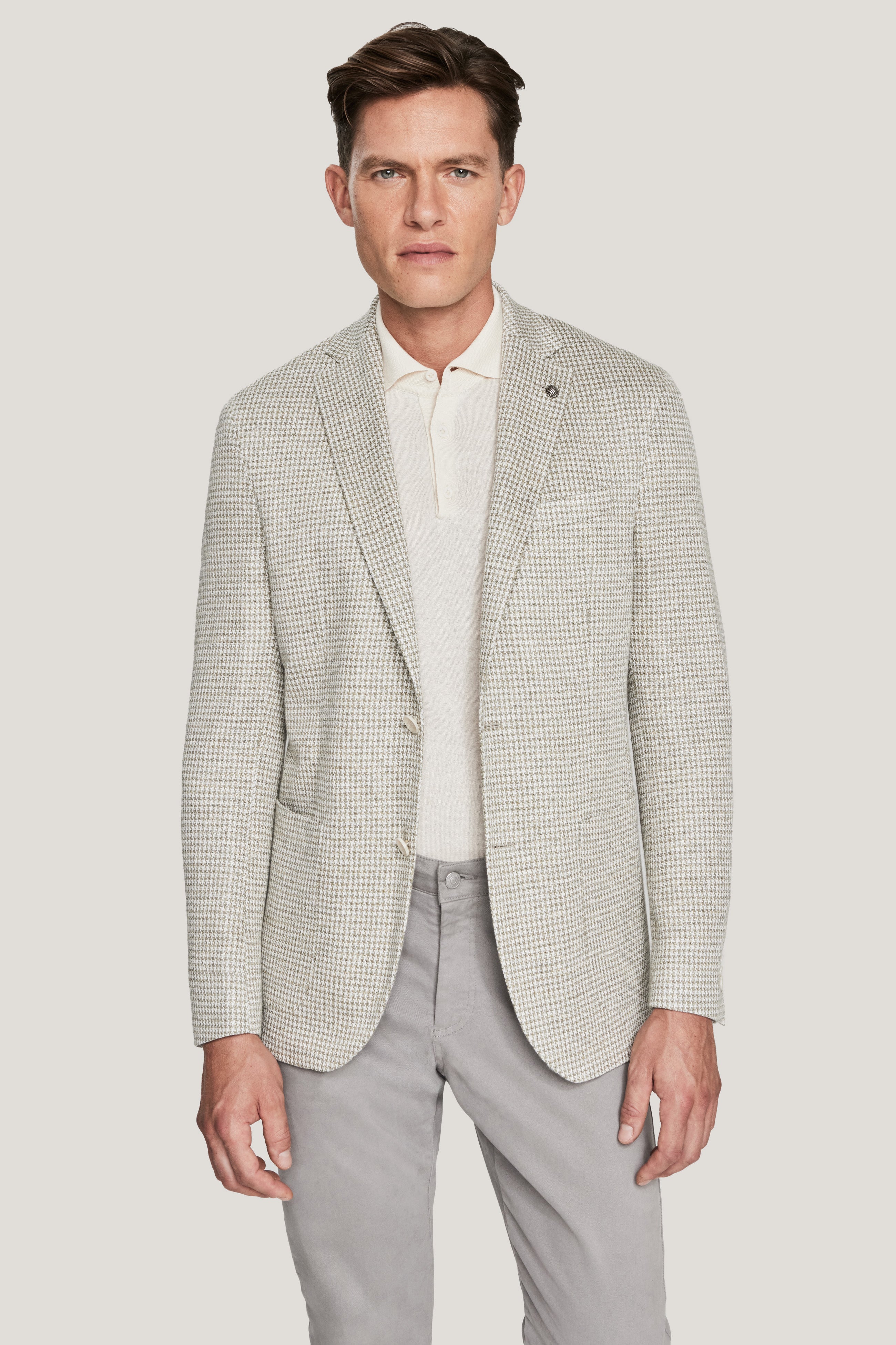 Alt view Sage Green Houndstooth COMFORTWEAR™ Blazer