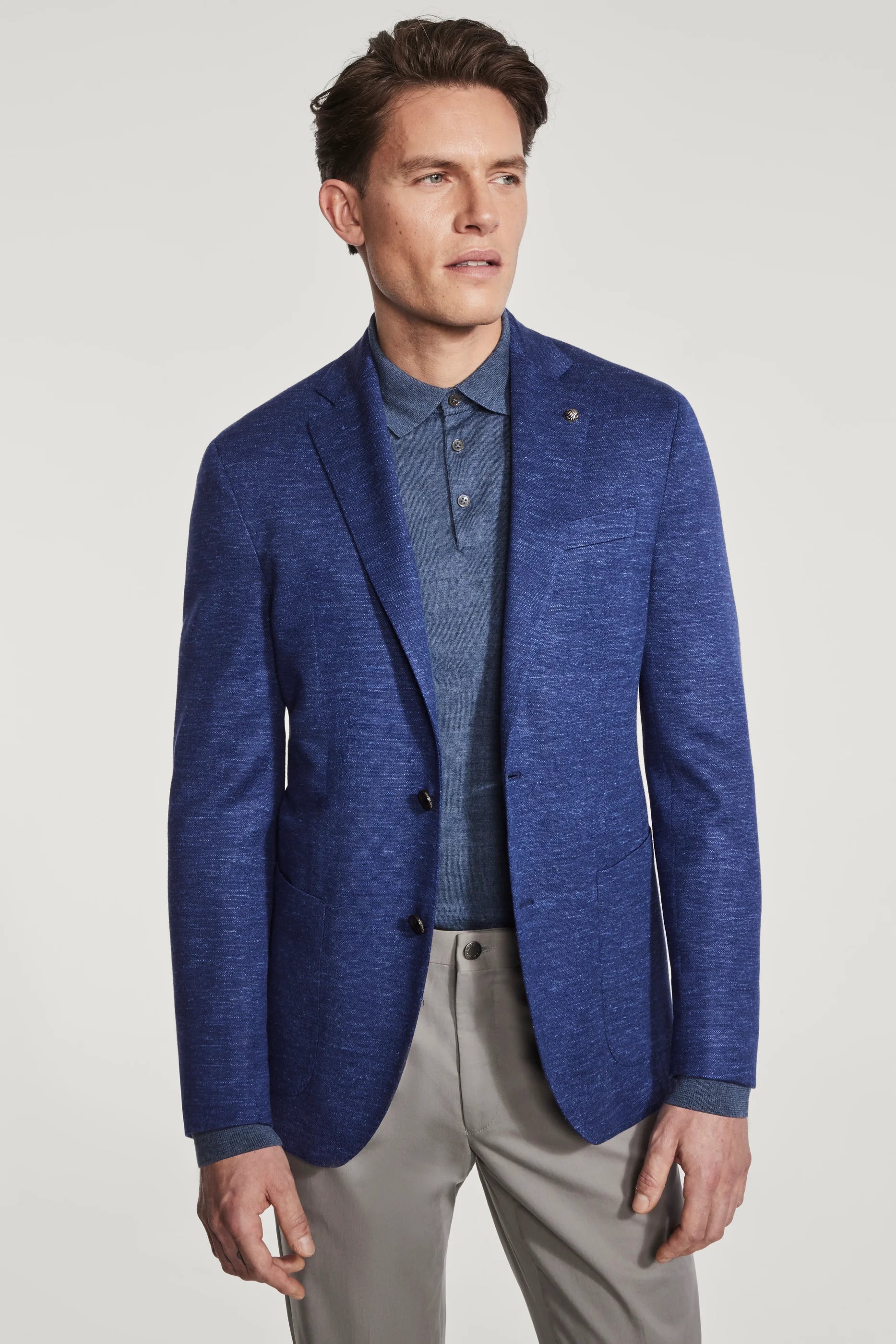 Blazer coat blue best sale