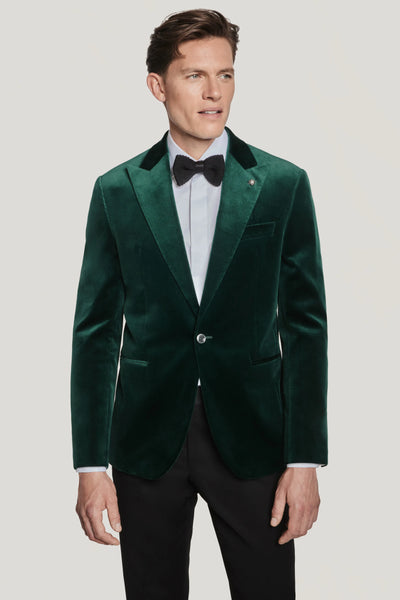 Green Velvet Dinner Jacket Cotton blend Jack Victor