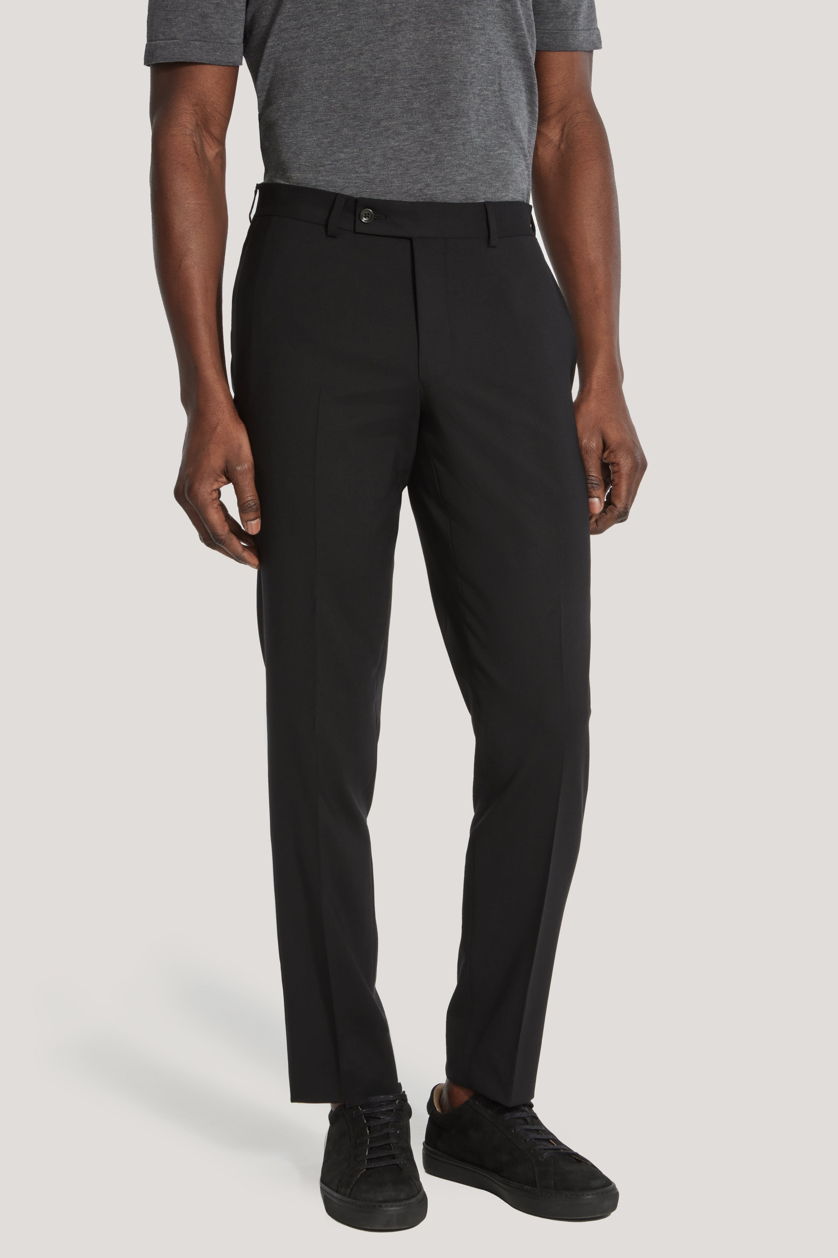 Alt view Black Stretch Trouser