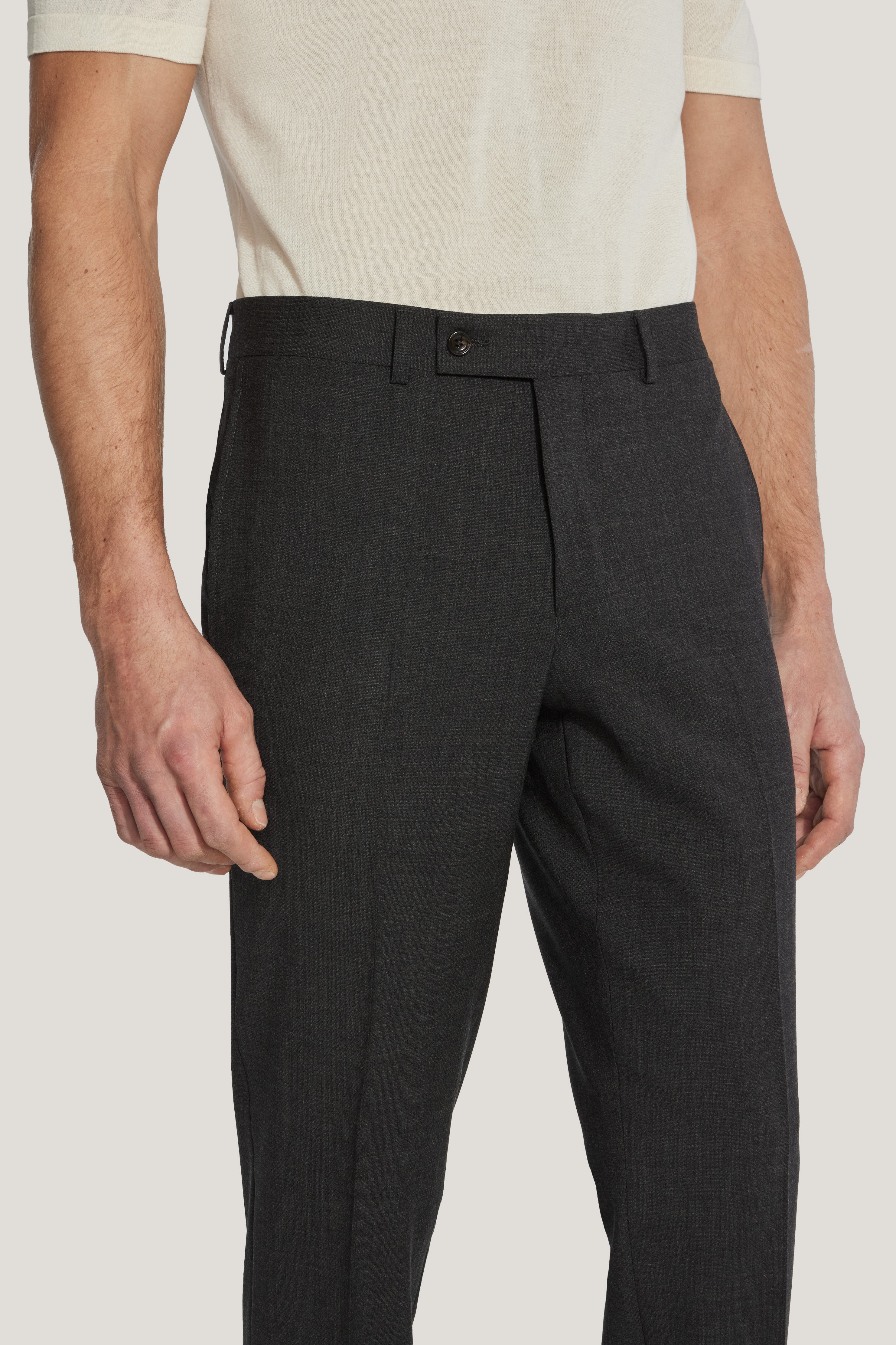 Alt view 1 Charcoal Stretch Trouser