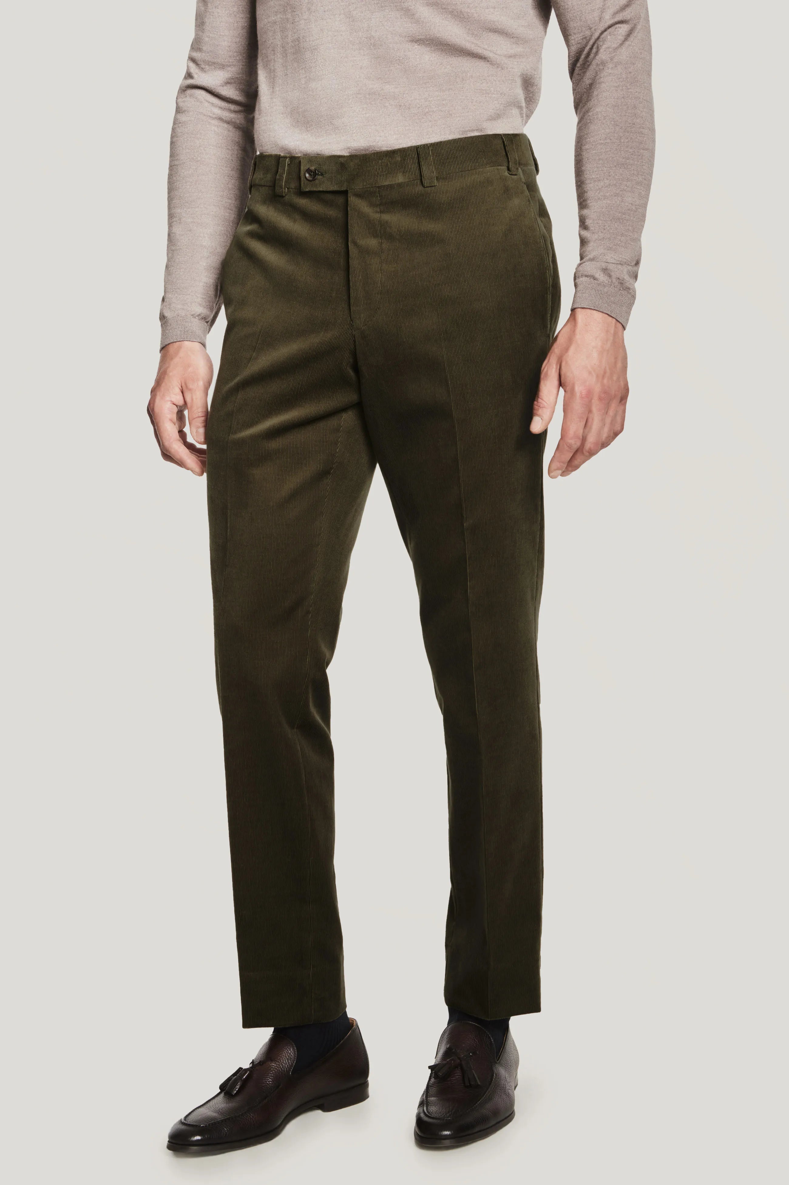 Alt view Olive Corduroy Trouser