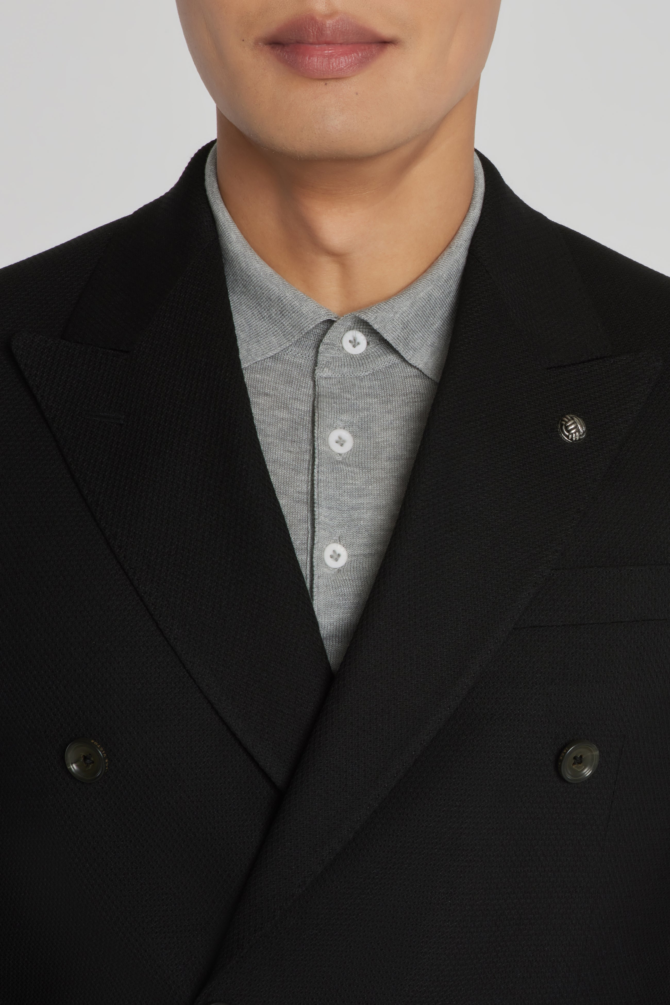 Louis Vuitton Classic Single-Breasted Coat BLACK. Size 50