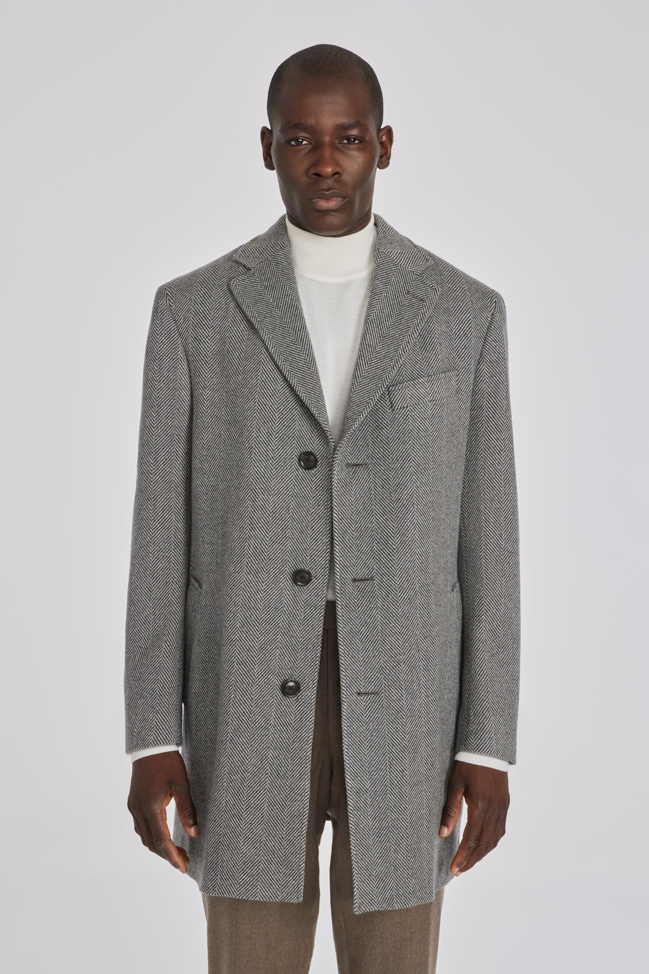 Mens wool store cashmere coat