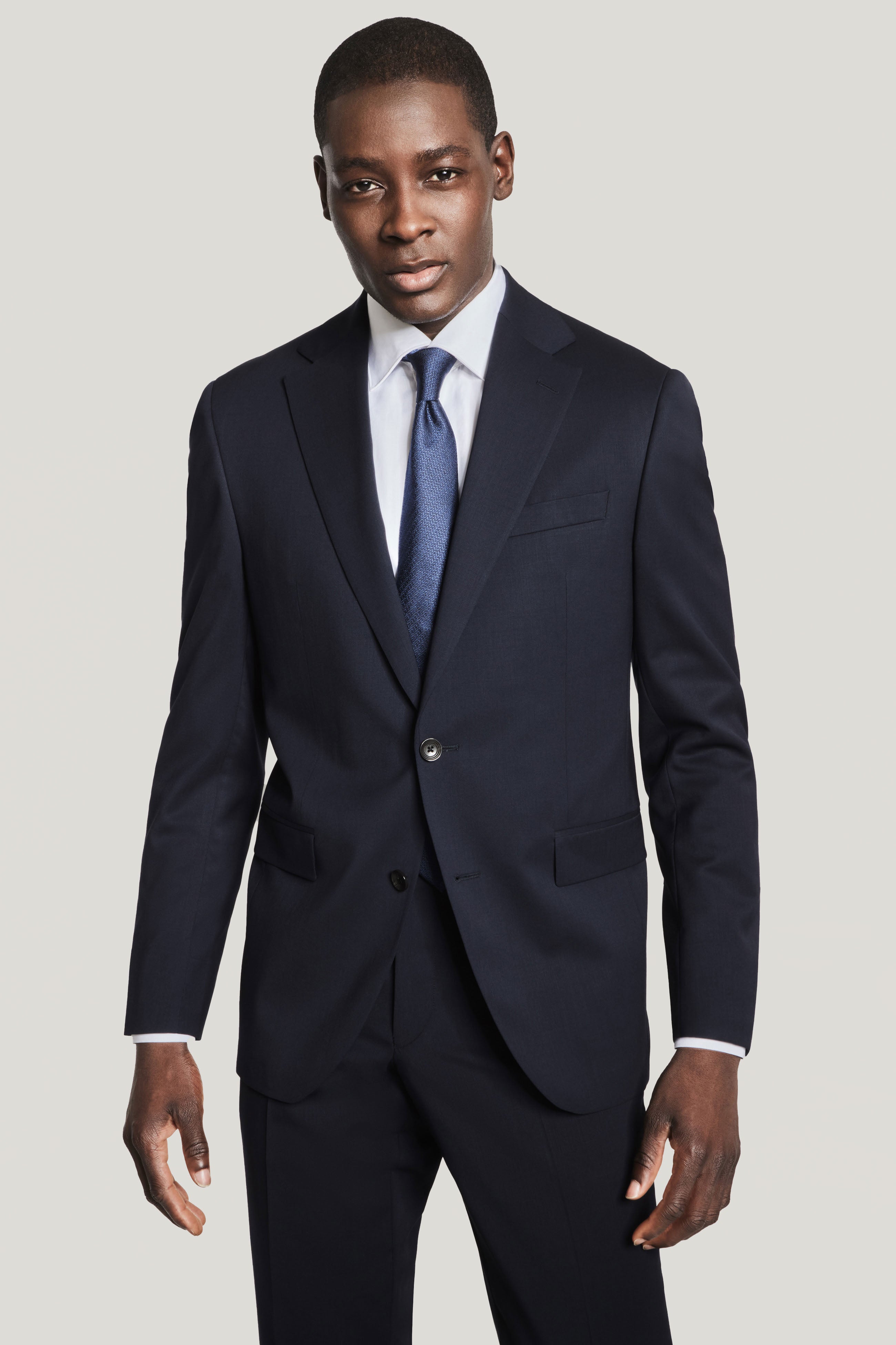 Alt view Navy Solid Suit Separate Jacket