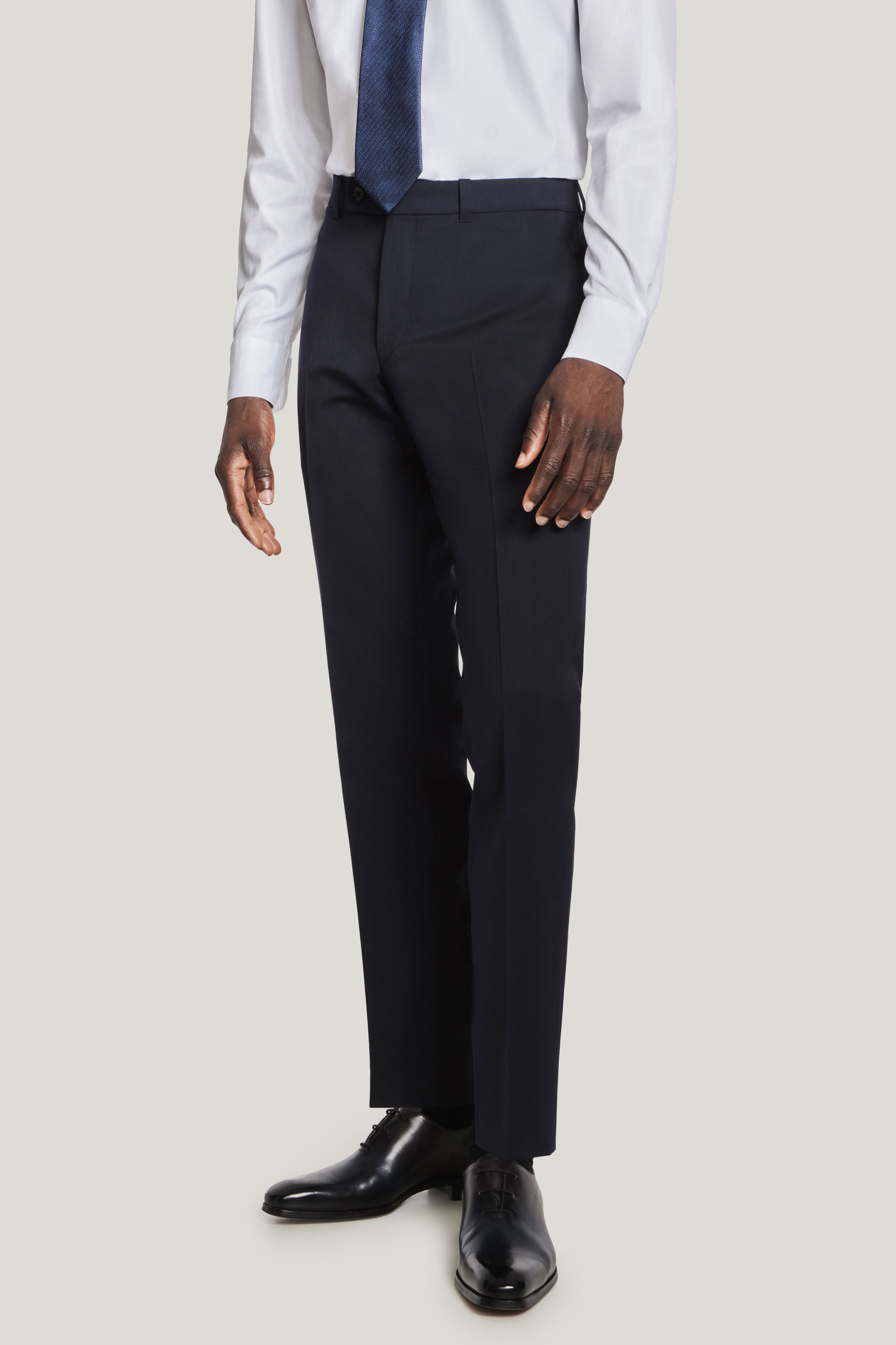 Alt view Navy Solid Suit Separate Trouser