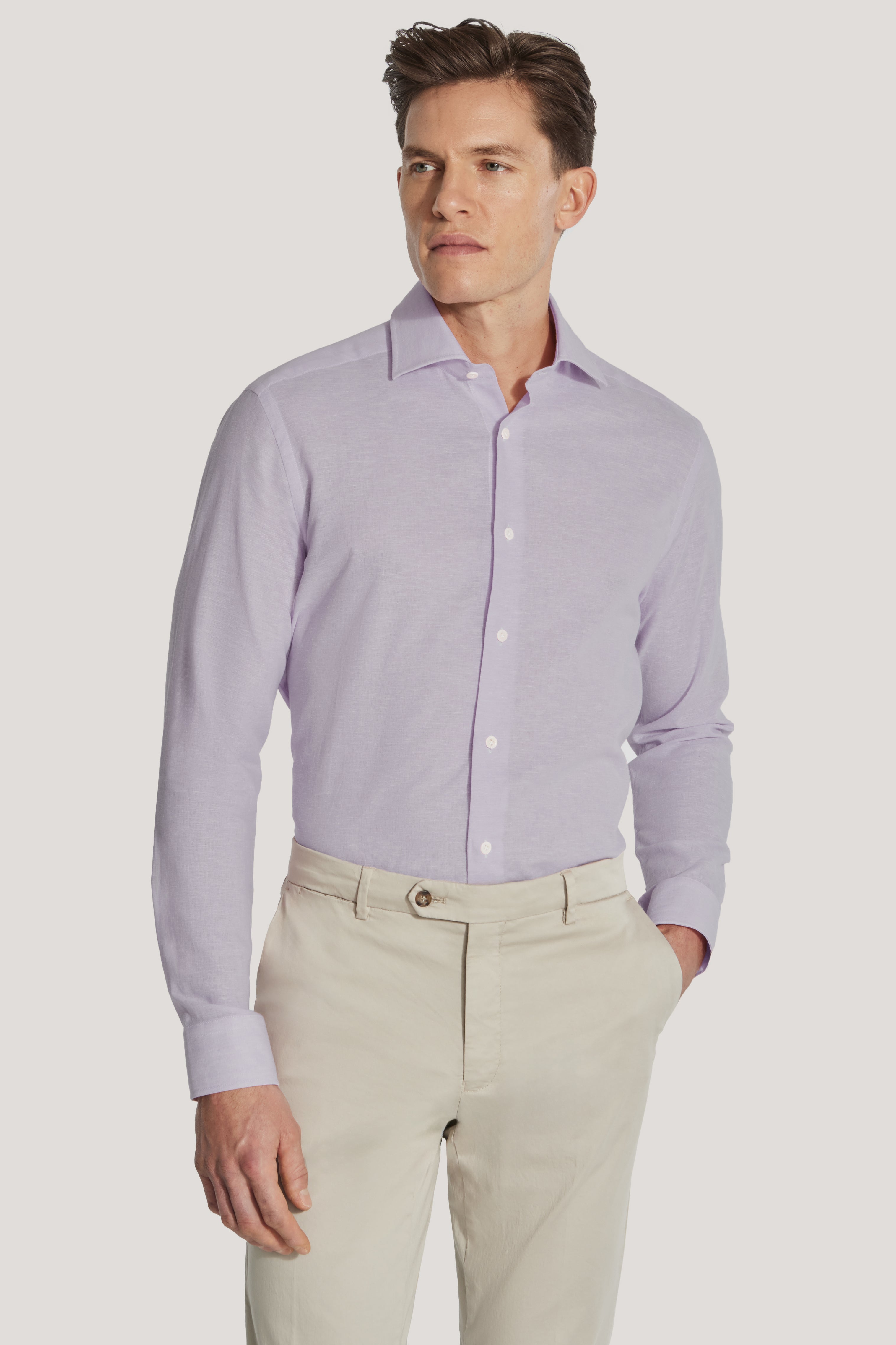 Alt view Lilac Long Sleeve Shirt