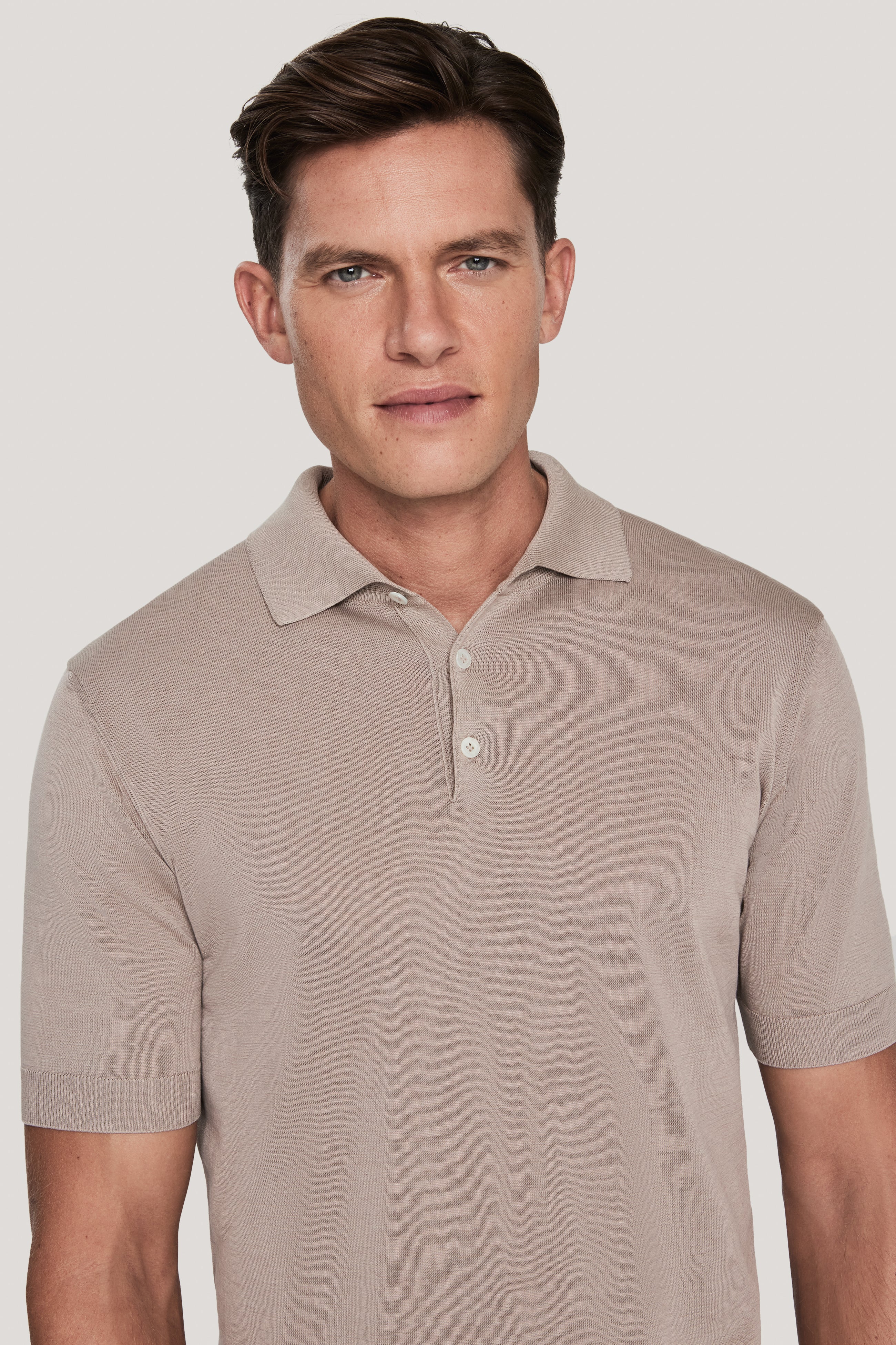 Alt view 1 Sand Knit Polo