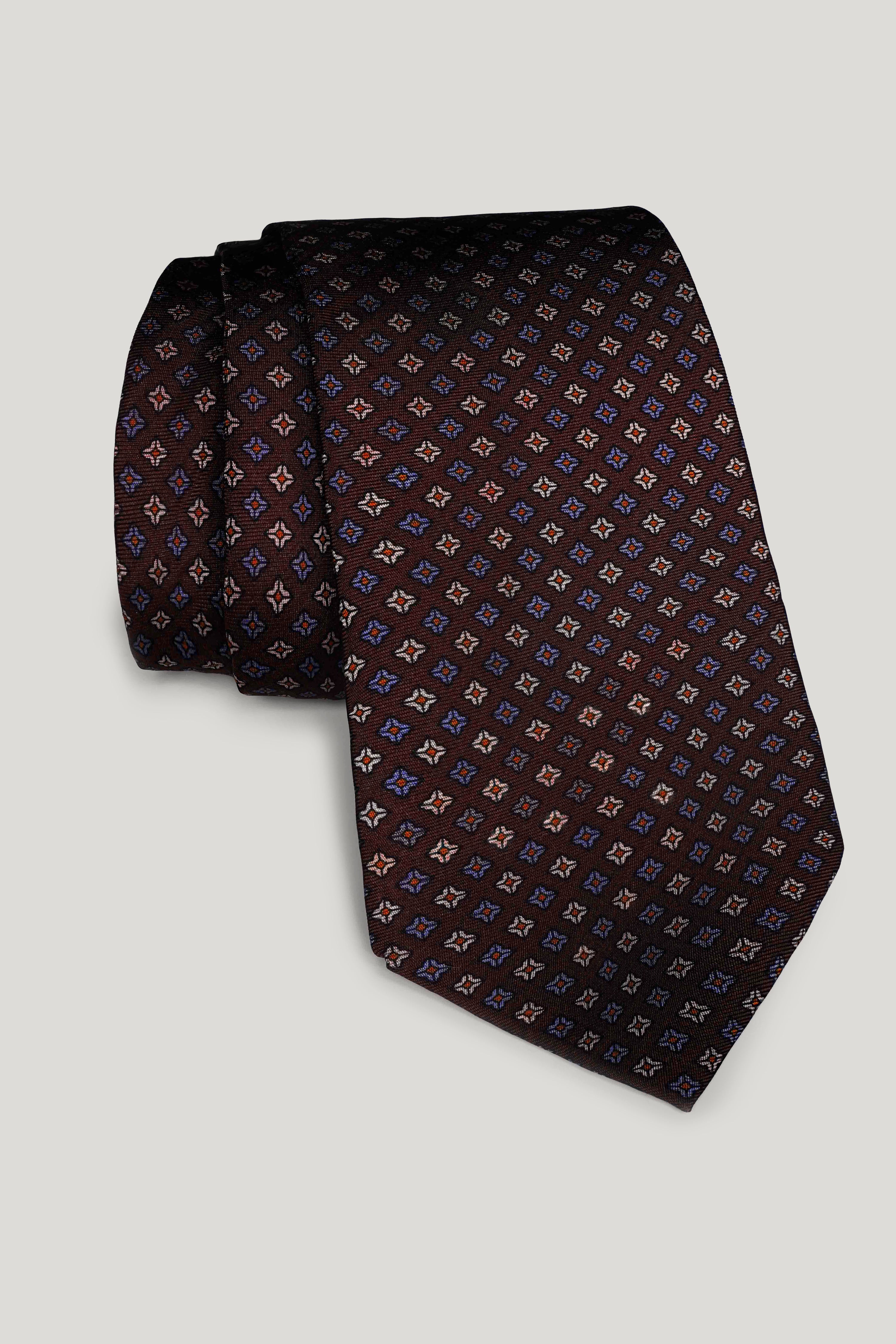 Alt view Burgundy Printed Tie