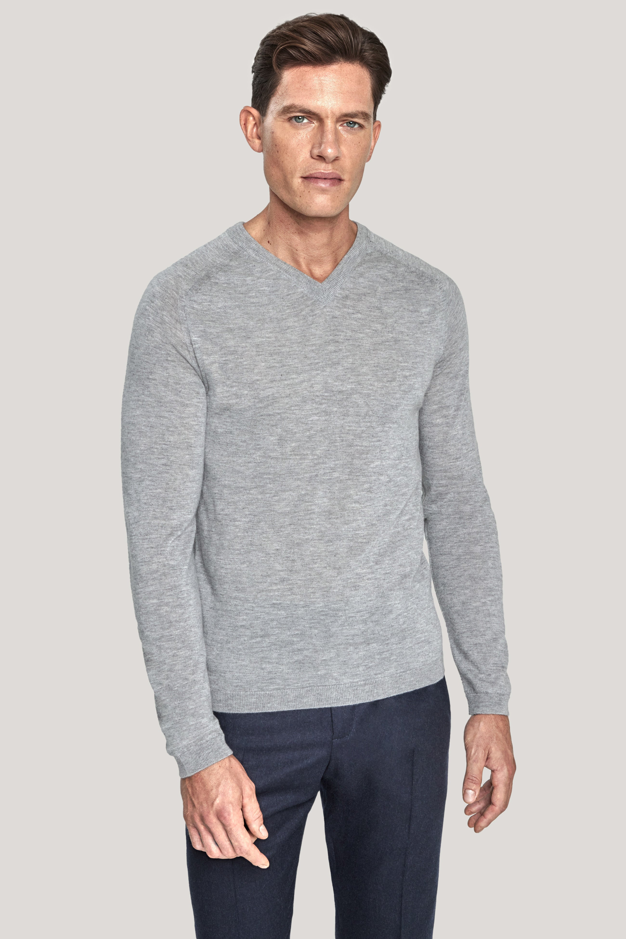 Alt view Grey V-Neck Sweater