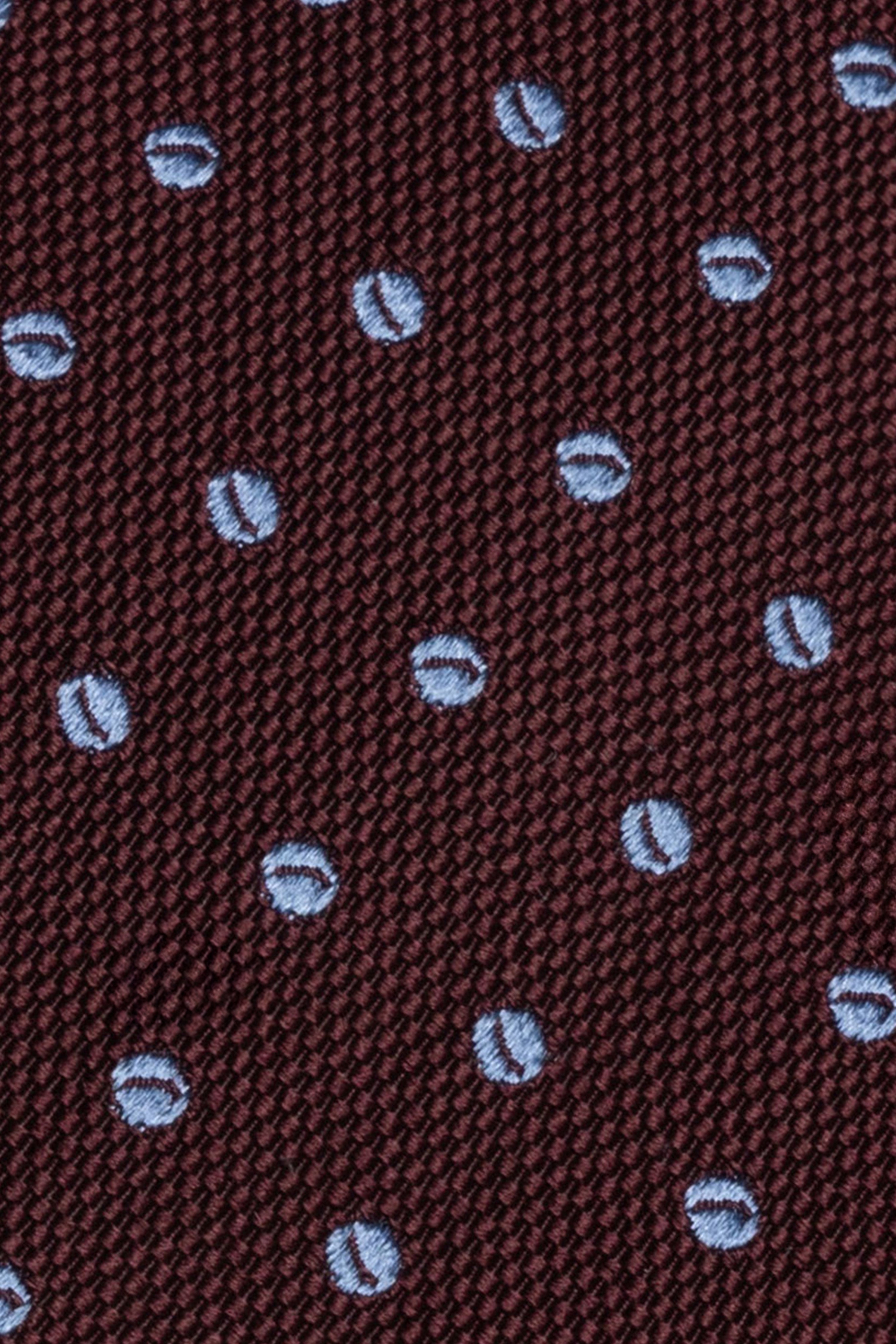 Alt view 1 Burgundy Polka Dot Woven Tie