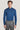 Alt view Blue Long-Sleeve Polo