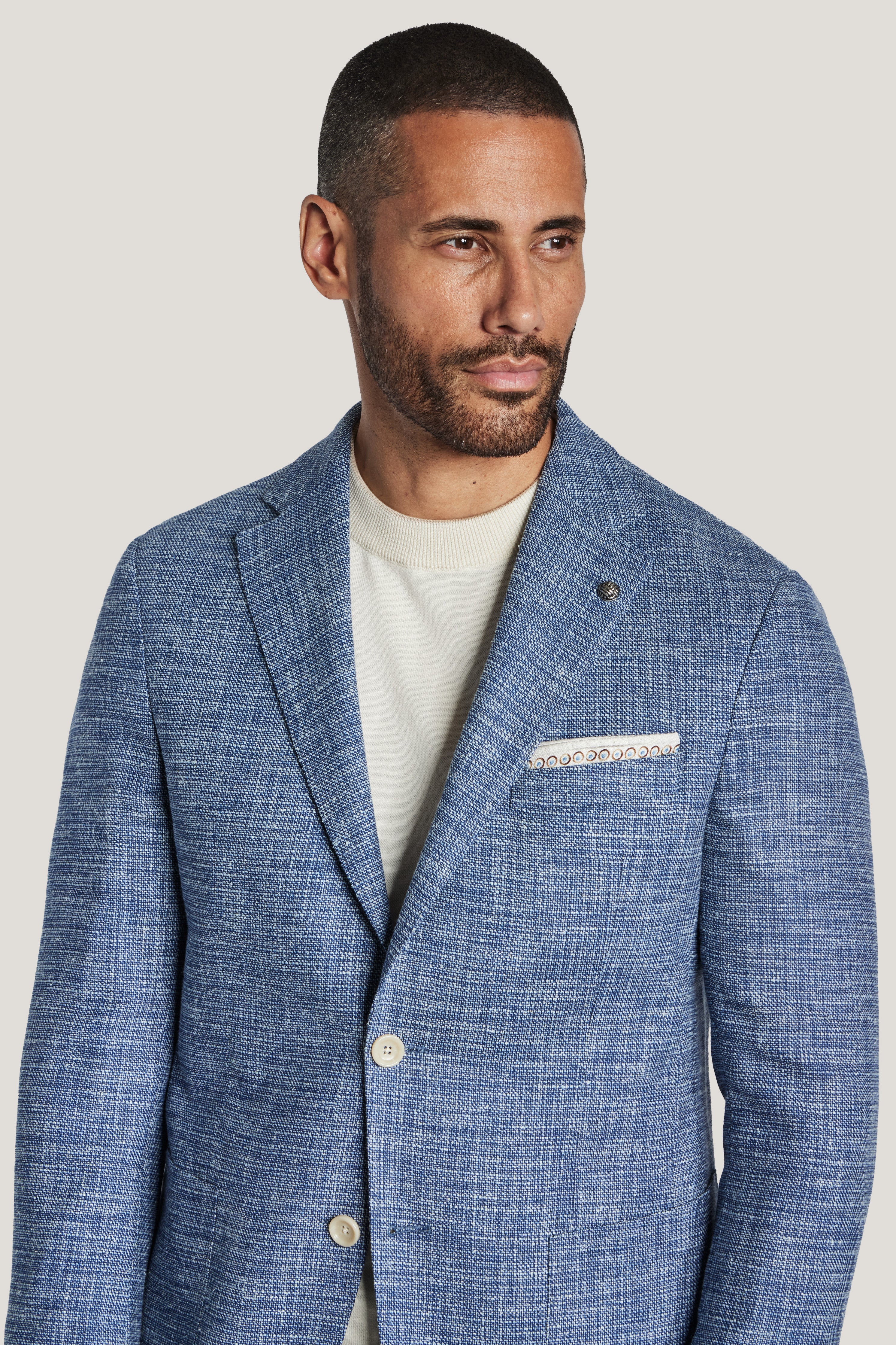 Alt view 1 Sky Blue Micro Design Blazer