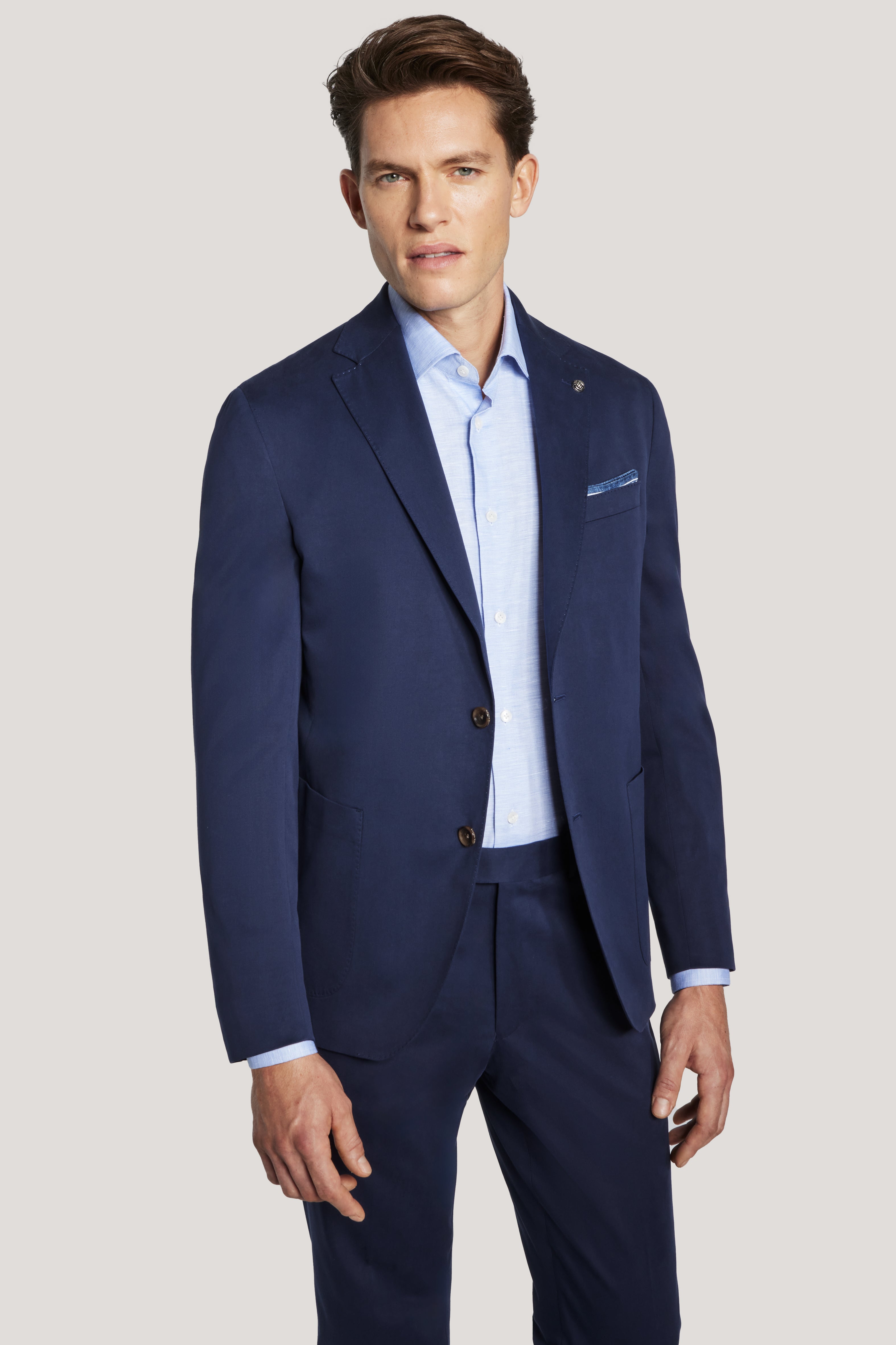 Alt view Navy Solid Suit